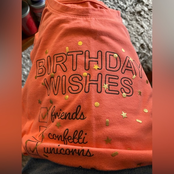 Girls Birthday check list short sleeve tshirt - Picture 1 of 4